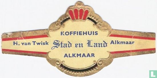 Koffiehuis Stad en Land Alkmaar - H. van Twisk - Alkmaar - Afbeelding 1