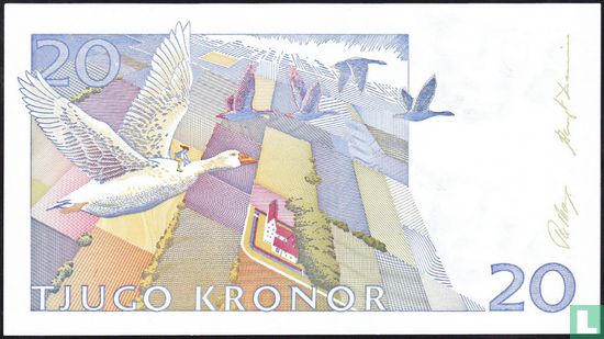 Schweden 20 Kronor 1991 (Replacement) - Bild 2