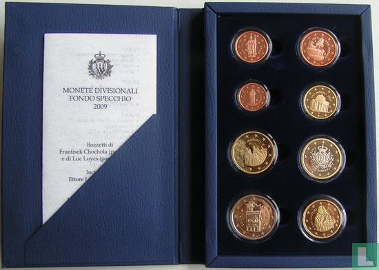 San Marino mint set 2009 (PROOF) - Image 2