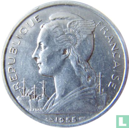 Réunion 5 francs 1955 - Image 1