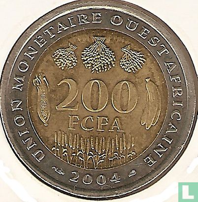Westafrikanischen Staaten 200 Franc 2004 - Bild 1