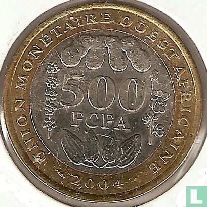 États d'Afrique de l'Ouest 500 francs 2004 - Image 1