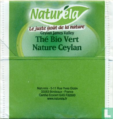Thé Bio Vert Nature Ceylon  - Image 2