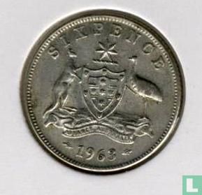 Australia 6 pence 1963 - Image 1