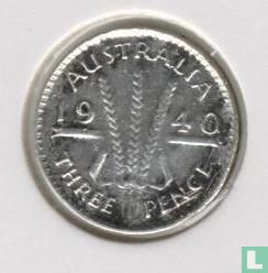 Australie 3 pence 1940 - Image 1