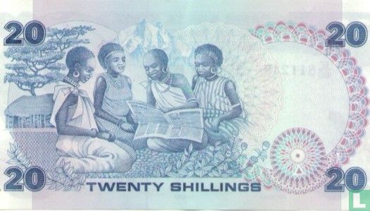 Kenya 20 Shillings - Bild 2