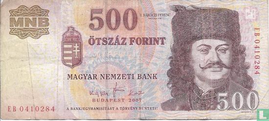 Hongarije 500 Forint 2005 - Afbeelding 3