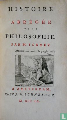 Histoire abrégée de la philosophie - Afbeelding 1