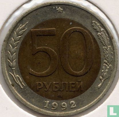 Russie 50 roubles 1992 (MMD) - Image 1