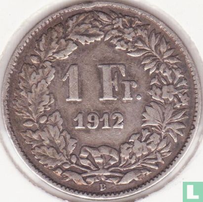 Zwitserland 1 franc 1912 - Afbeelding 1