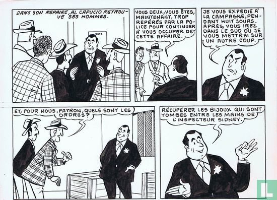 Hubert Fox-Freddy risquetout-original page 39-1956 - Image 2