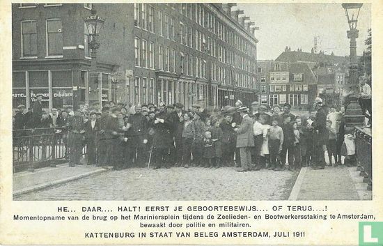 Mariniersplein Amsterdam juli 1911