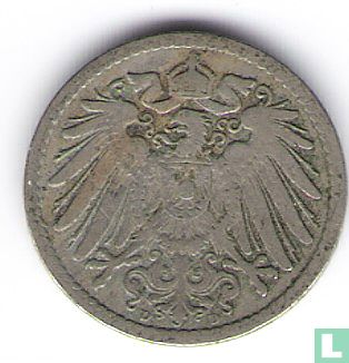 German Empire 5 pfennig 1890 (D) - Image 2