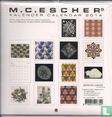 M.C. Escher kalender 2014 / calendar 2014 - Image 2