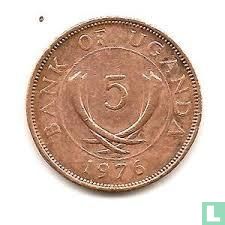 Ouganda 5 cents 1976 - Image 1