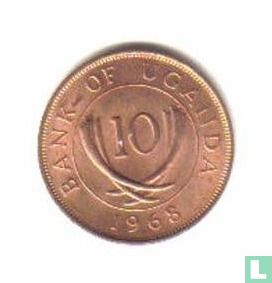 Uganda 10 cents 1968 - Afbeelding 1