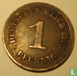 German Empire 1 pfennig 1912 (E) - Image 1