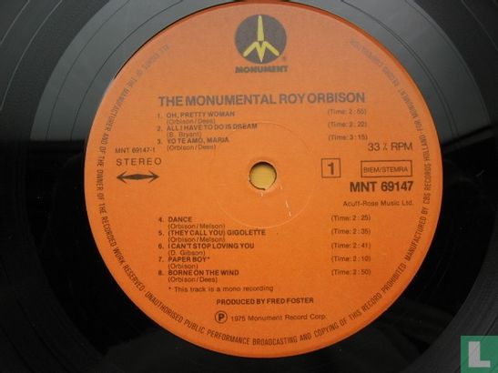 The Monumental Roy Orbison - Bild 3