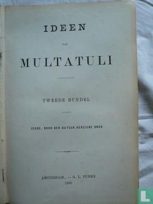 Ideën Multatuli tweede bundel 6e druk 1880 - Bild 3