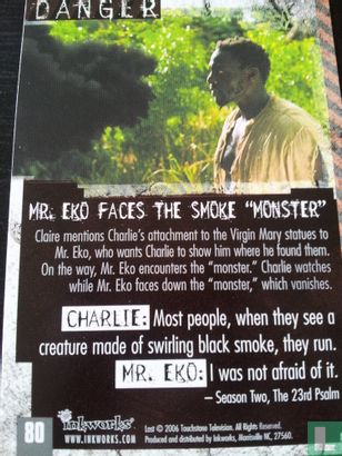 Mr. Eko faces the smoke "monster" - Afbeelding 2