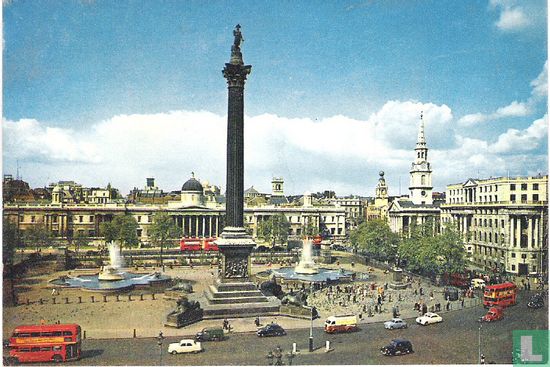 Trafalgar Square And Nelsons Column. - Afbeelding 1