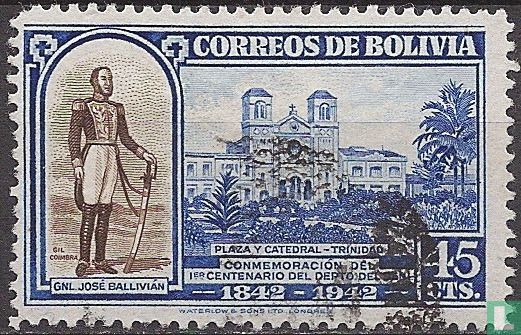 Generaal José Ballivian en kathedraal