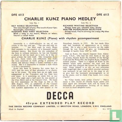 Charlie Kunz Piano Medley - Afbeelding 2