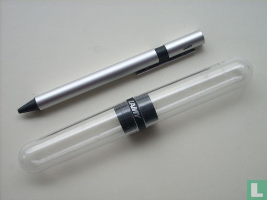 Design LAMY PUR ballpoint pen, in kunststof koker - Image 1