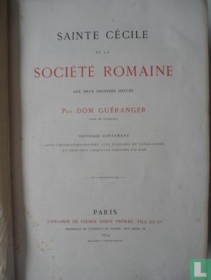 Sainte Cecile et la Société Romaine - Afbeelding 3