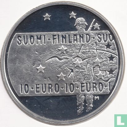 Finnland 10 Euro 2005 (PP) "Unknown Soldier and Finnish cinematographic art" - Bild 2