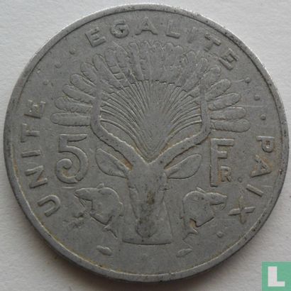 Dschibuti 5 Franc 1977 - Bild 2