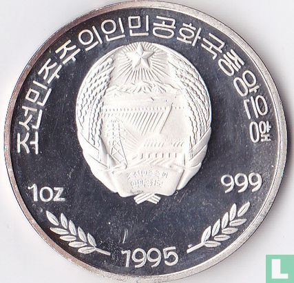 Noord-Korea 500 won 1995 (PROOF) "1996 Summer Olympics in Atlanta - Equestrian" - Afbeelding 1