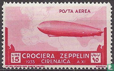Vaart van het luchtschip "Graf Zeppelin"