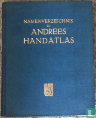Namenverzeichnis zu Andrees Handatlas  - Image 1