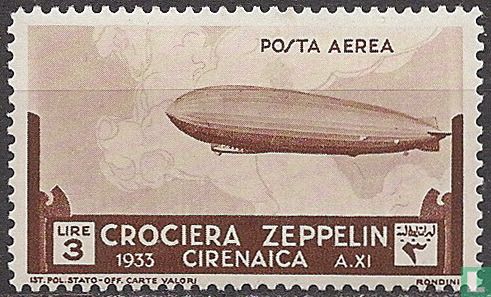 Vaart van het luchtschip "Graf Zeppelin"