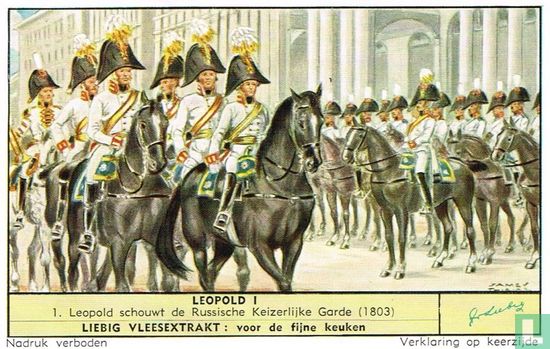 Leopold schouwt de Russische Keizerlijke Garde (1803)