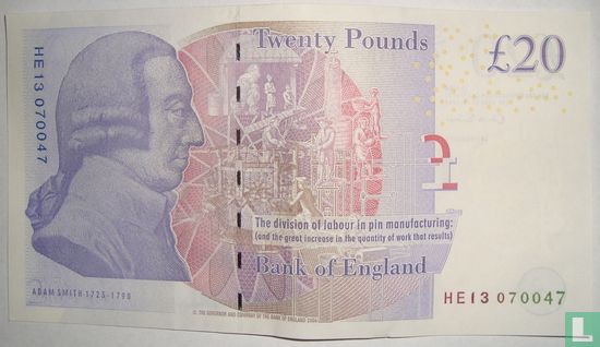 Großbritannien 20 Pfund 2012 p-392b - Bild 2