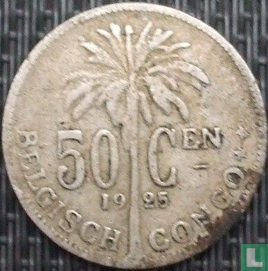 Belgisch-Congo 50 centimes 1925 (NLD) - Afbeelding 1