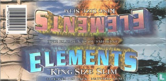 Elements King Size Slim Thin Rice Papers  - Afbeelding 1
