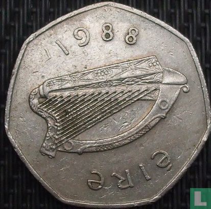 Ierland 50 pence 1988 - Afbeelding 1