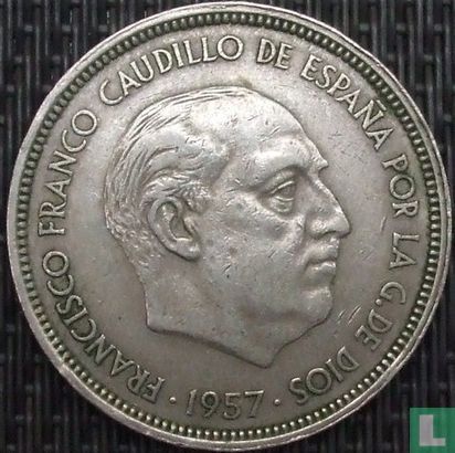 Spanje 50 pesetas 1957 (67) - Afbeelding 2