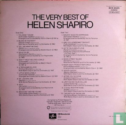 The Very Best Of Helen Shapiro - Image 2