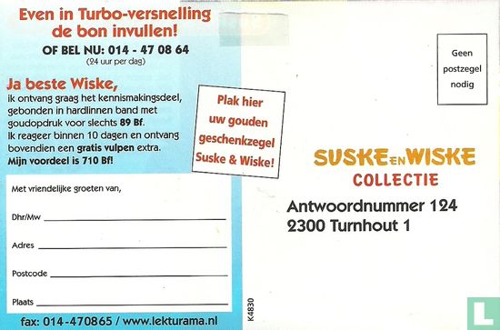 Aanvraagkaart Suske en Wiske Collectie - Image 2