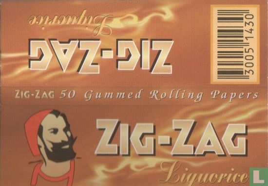 Zig - Zag Standard Size Liquorice  - Image 1