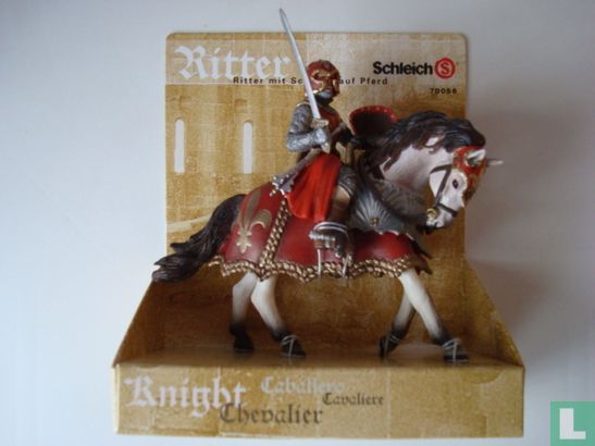 Knight on horse with sword - Image 3