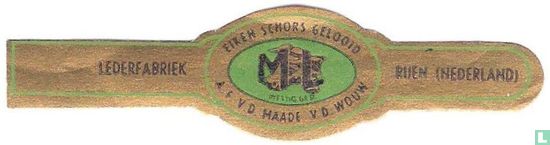 M L oak bark Tanned a. f. V v Maade kite-Leather factory-Rijen (Netherlands) - Image 1