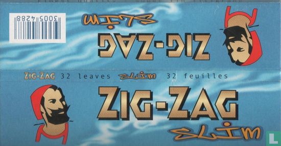 Zig - Zag King size Blauw Slim  - Bild 1