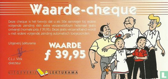 Suske en Wiske - Waarde-cheque Lekturama