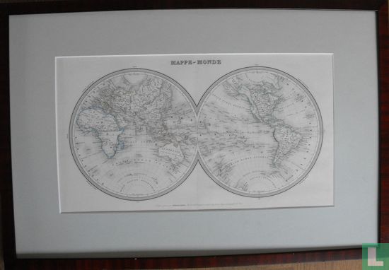 Mappemonde " Oude Wereldkaart". - Image 1