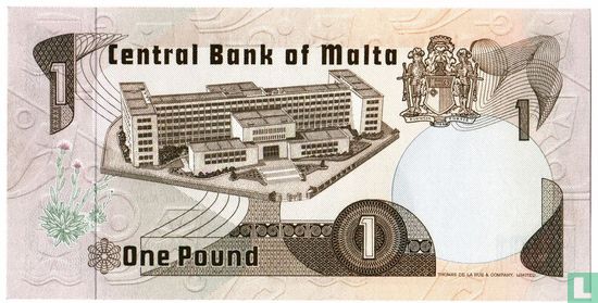 Malta 1 Lira ND (1979) - Afbeelding 2